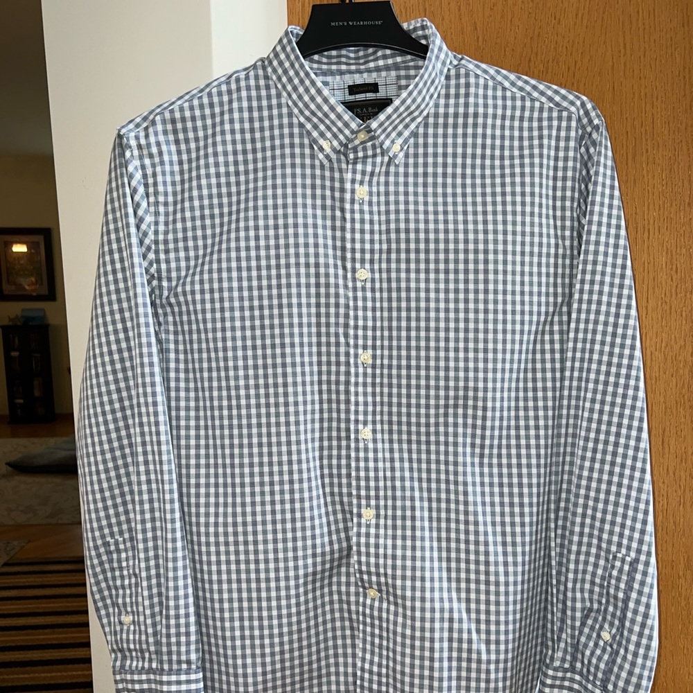 JOS A BANK Reserve XXL Oxford Collar long-sleeve Mens Shirt